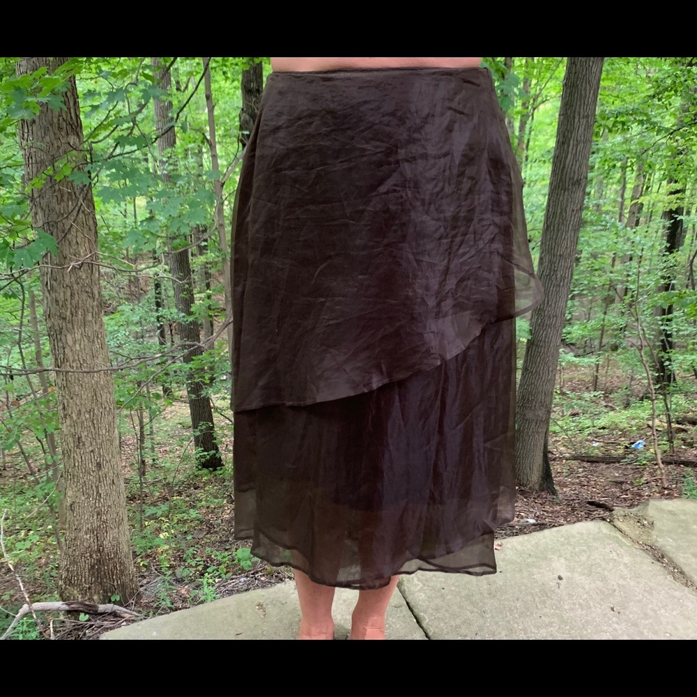 Vintage BCBG 100% Silk Skirt